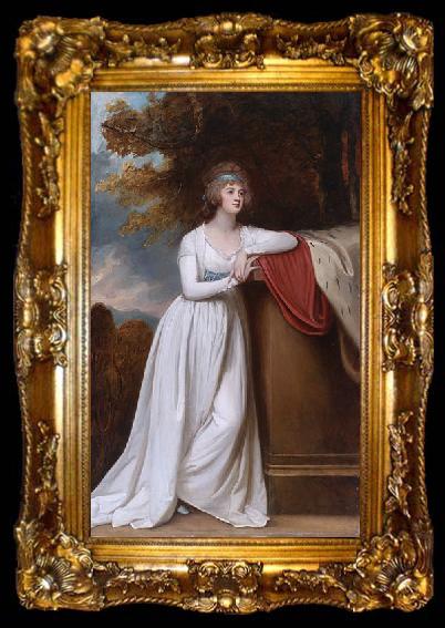 framed  George Romney Marchioness of Donegall, ta009-2